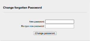 New password
